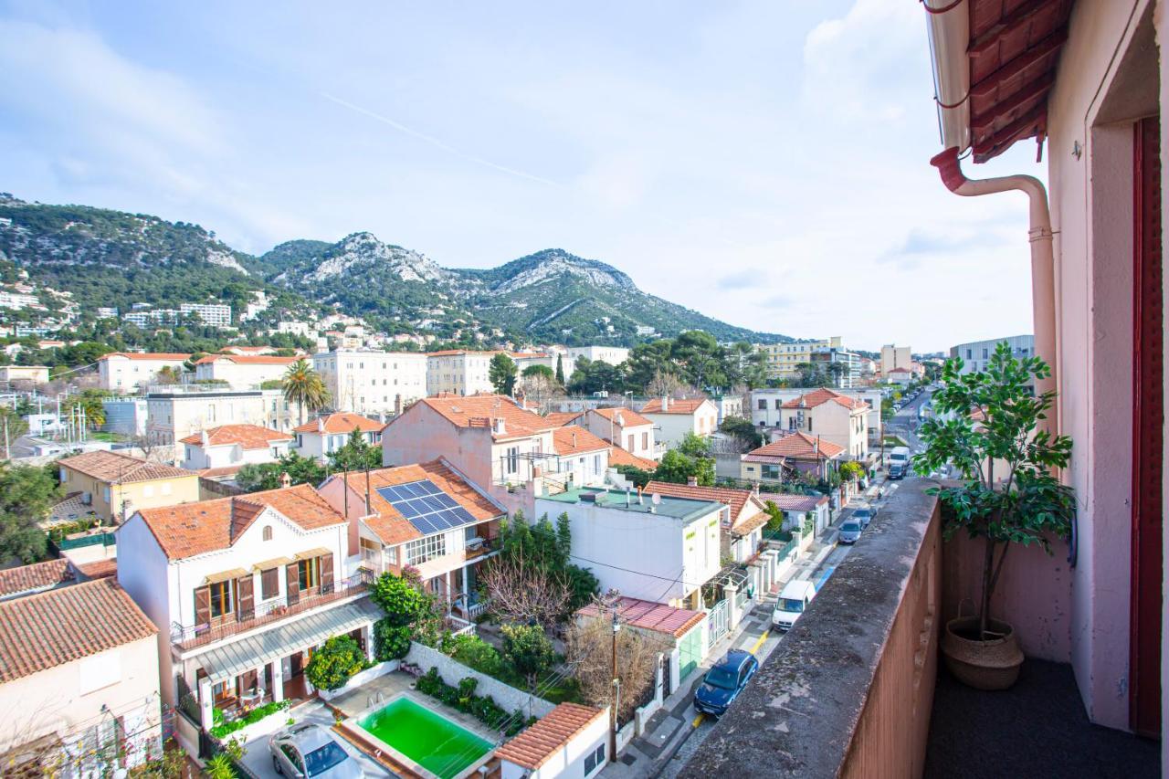 Апартаменты #4 Toulon Centre, Balcon, Vue Sur Corniche, Lumineux, Au Calme, Stationnement Facile & Gratuit Экстерьер фото